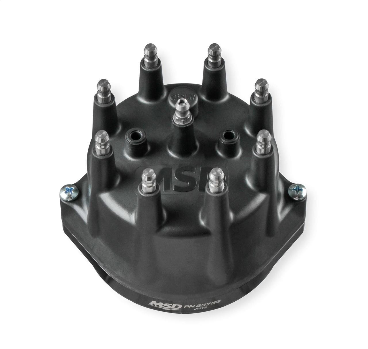 MSD Pro-Billet EFI Dual Sync Distributor, Sb/BB Chevy, Melonized and Cast, Black - MSD-23753