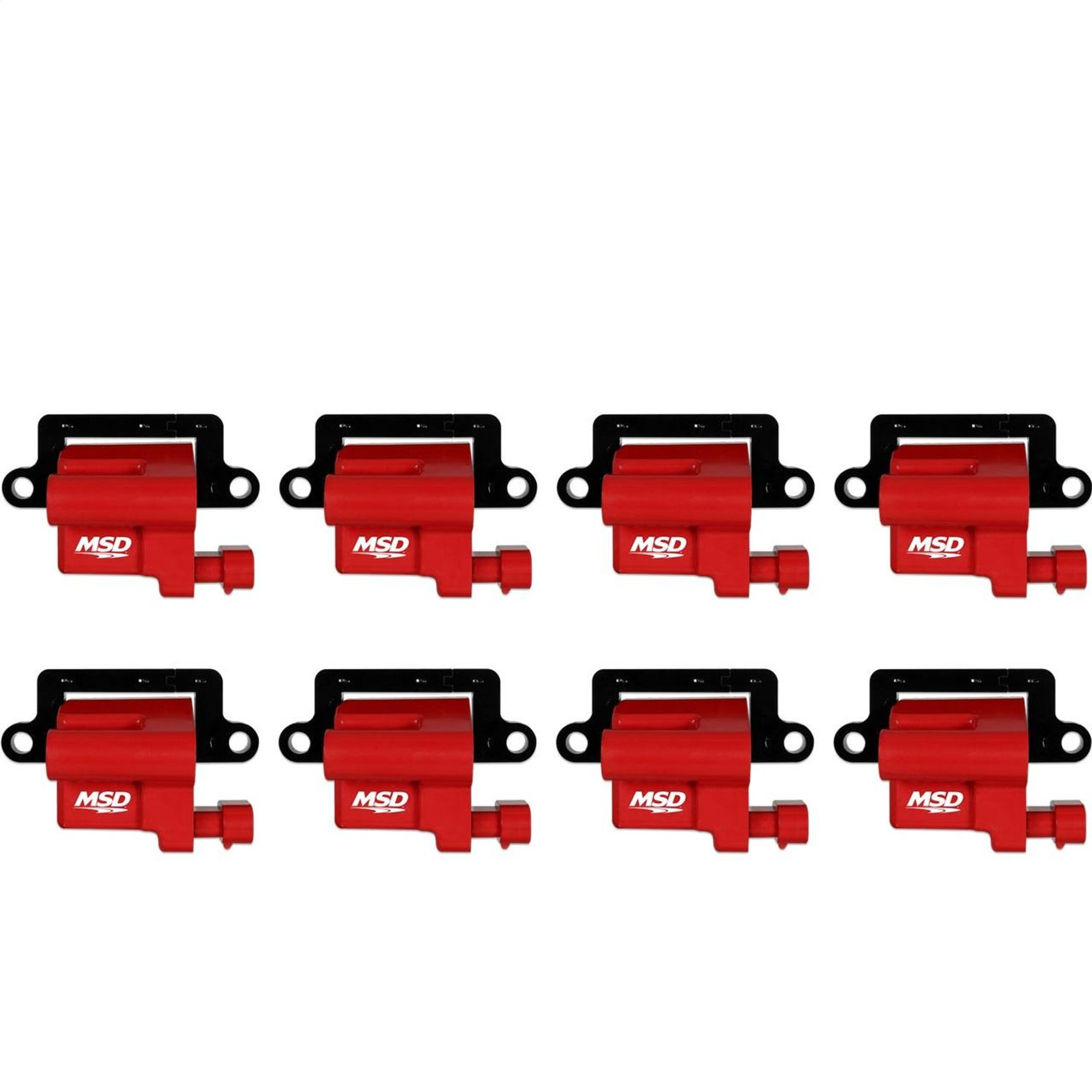 MSD Blaster Series Ignition Coils 8 Pack 99-07 GM LS Truck Engines, Stock Style, Red - MSD-82648