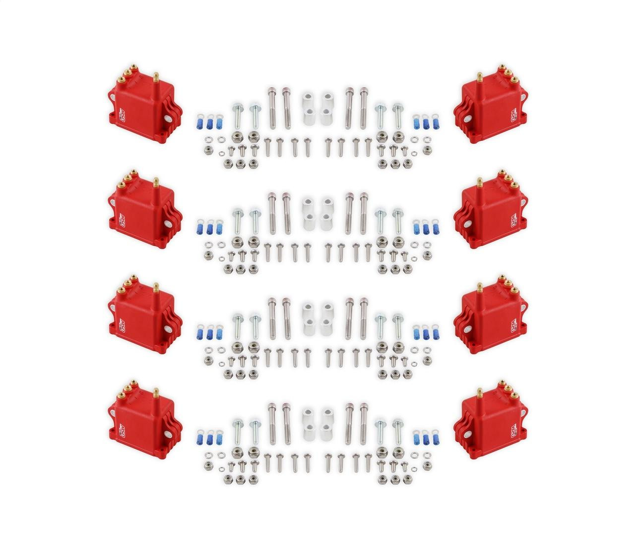 MSD Pro CDI 600 Ignition High Output Coil, 8-Pack, Red - MSD-82808