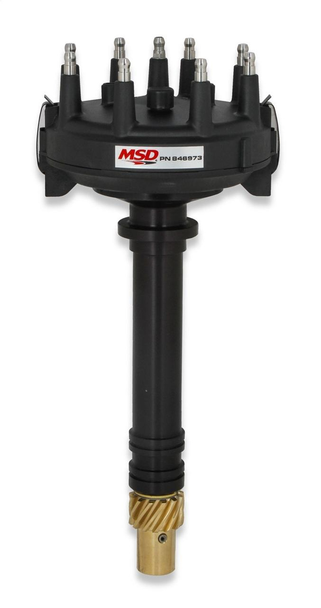 MSD Crank Trigger Distributor, For MSD Chevy, Black - MSD-846973