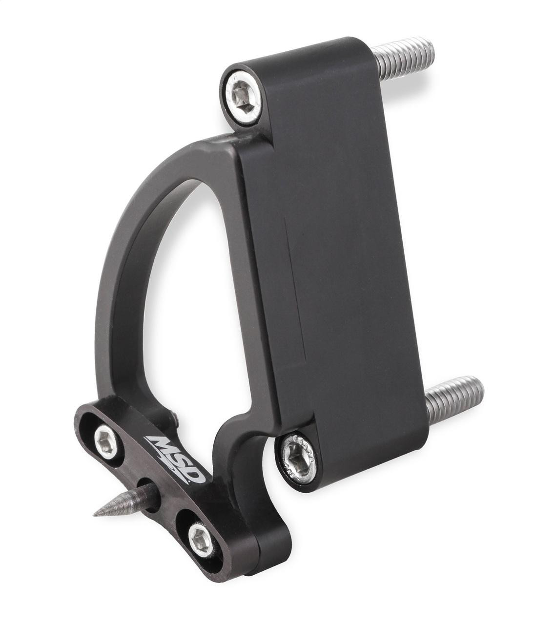 MSD Billet Timing Pointer, For Big Block Chevy, Fits 7-1/4 Balancer, Clear Anodized - MSD-89886