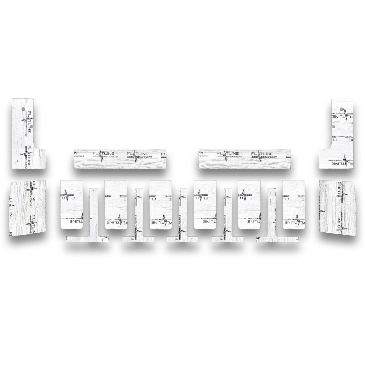 Flatline Barriers 1980-96 Ford Truck Cab Wall Insulation and Sound Dampening Kit - TABLT9112