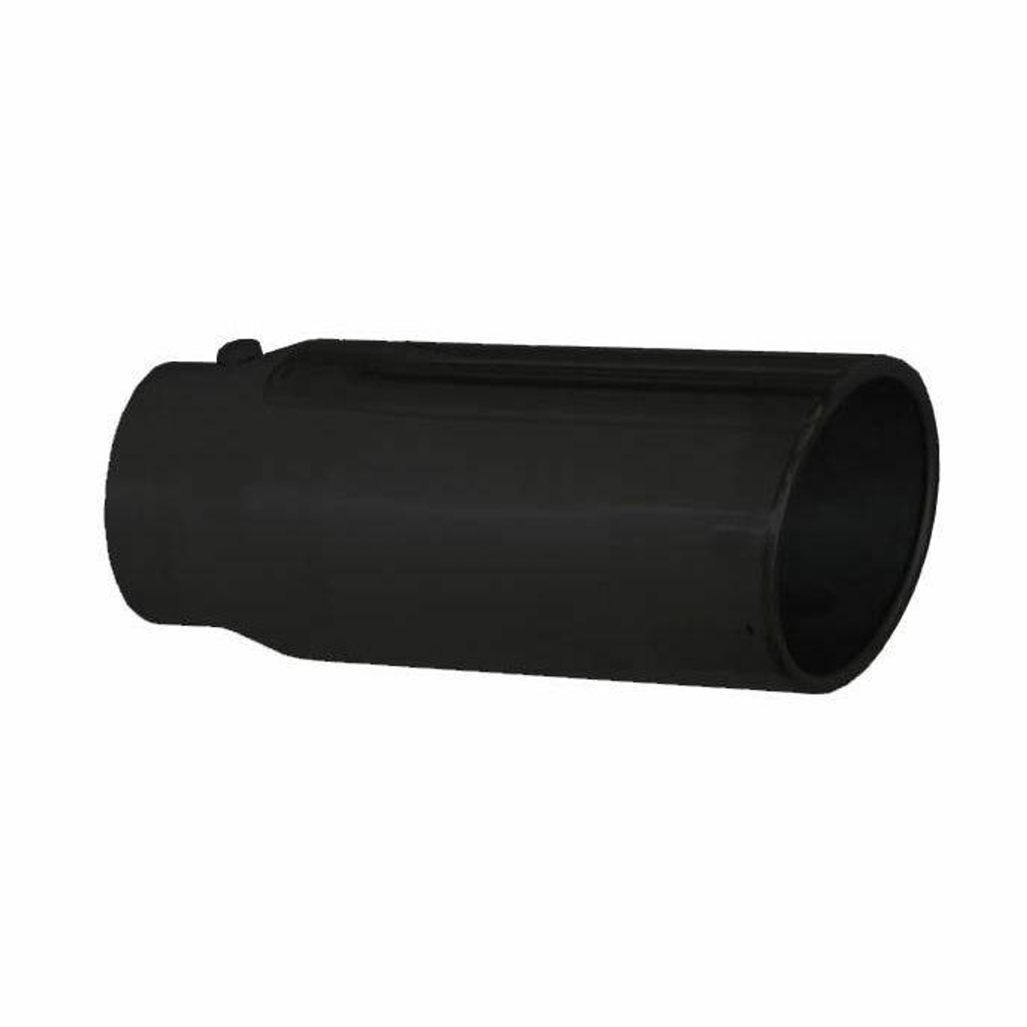 Pypes Exhaust Universal Black 4 Inlet x 8 OD x 18 L Rolled Tail Pipe Tip - EVT408B-PYP