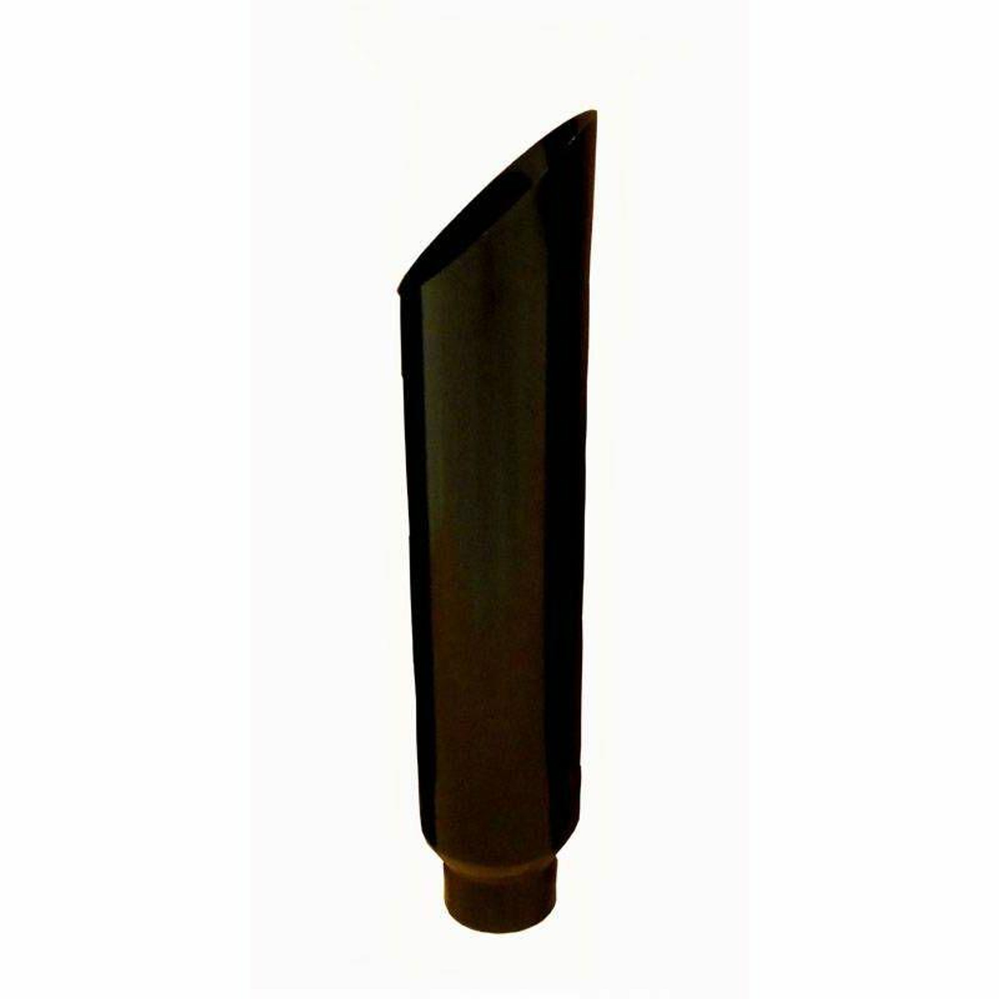 Pypes Exhaust Black Exhaust Stack Pipe Miter 5 Inch Inlet Diameter x 8 Inch x 36 Inch Long - EVT508-36ACB-PYP