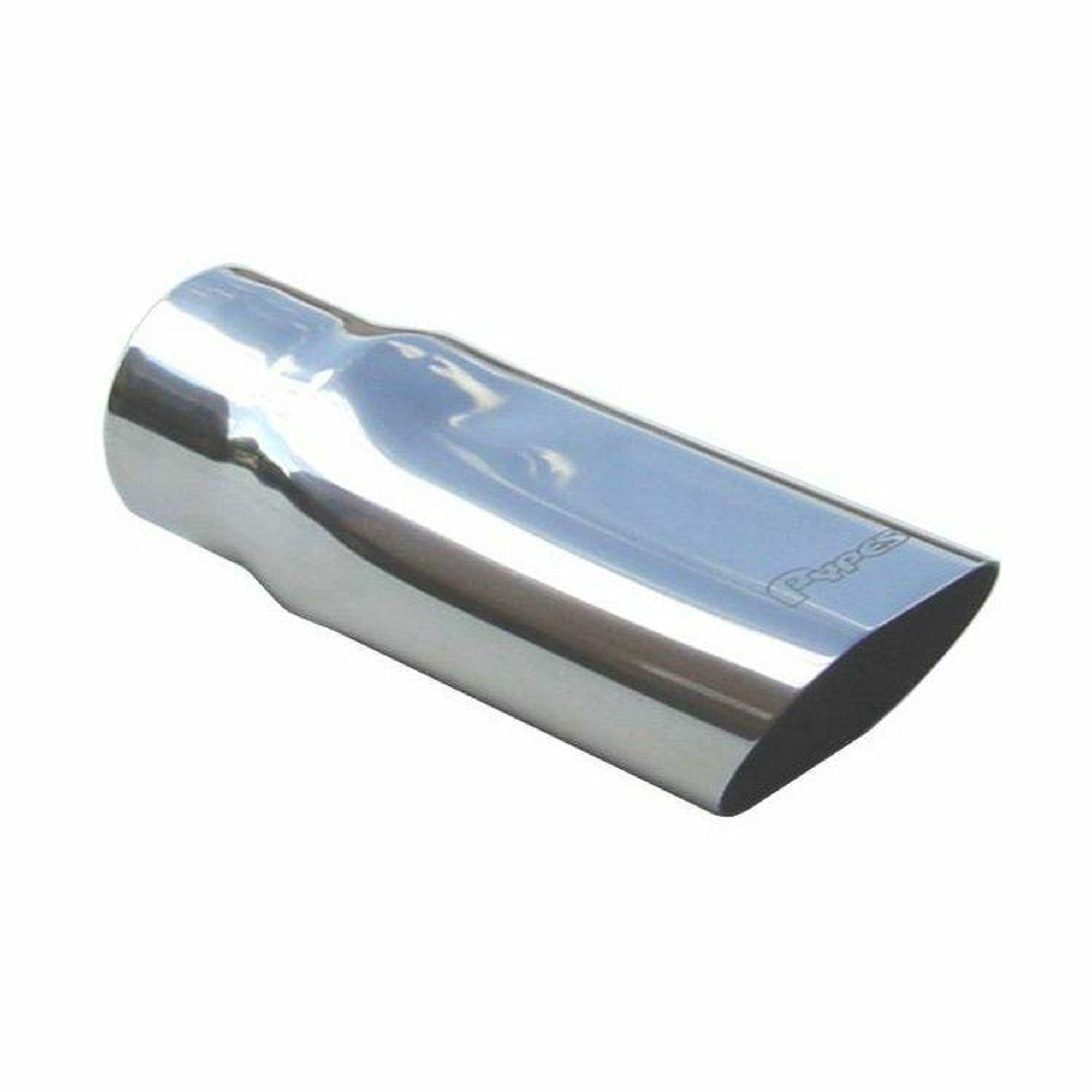 Pypes Exhaust 69-72 Chevelle Polished 2.5 Slip Fit Clamp On Tail Pipe Tip Set - EVT54-PYP