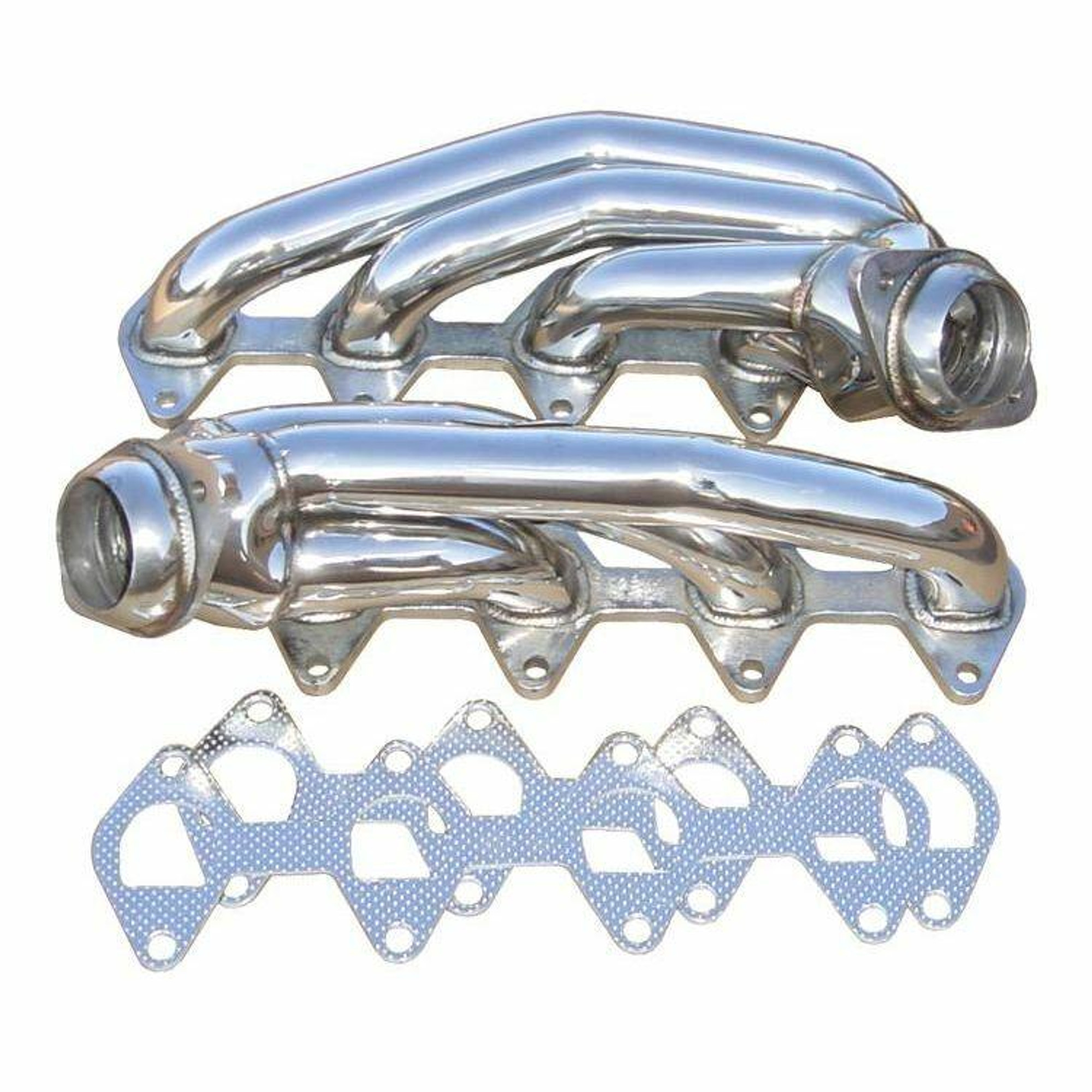 Pypes Exhaust 05-10 Mustang GT Polished Shorty Exhaust Header w/Hardware and Gaskets - HDR54S-PYP