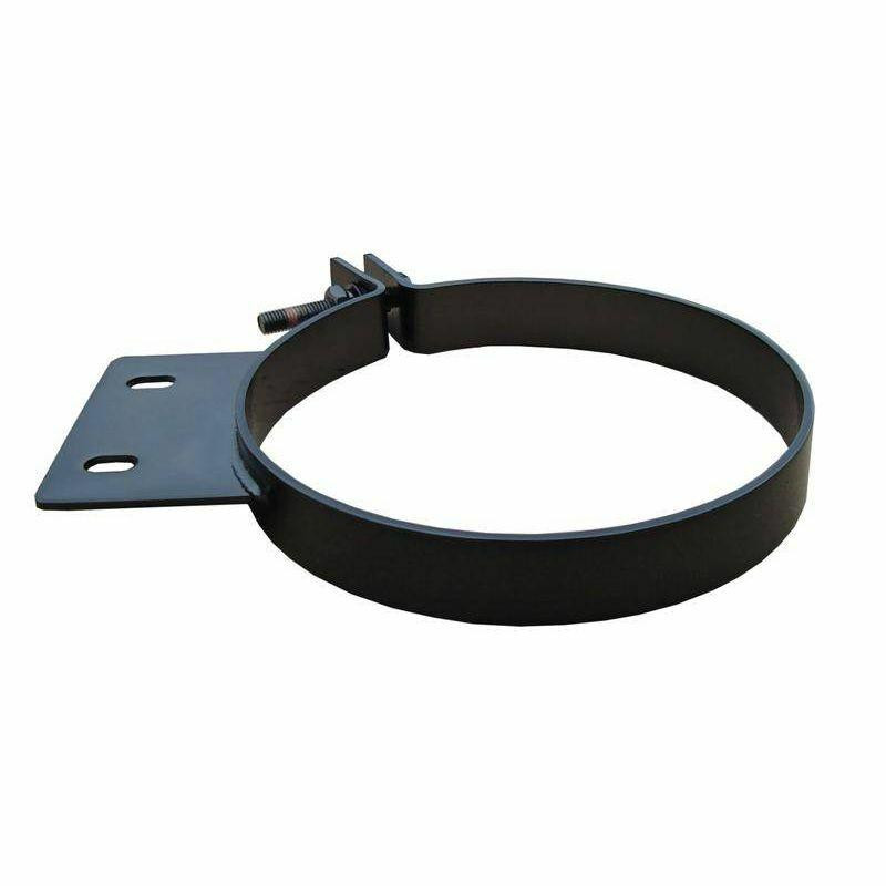 Pypes Exhaust Universal Black 7 304 Stainless Steel Diesel Stack Exhaust Clamp - HSC007B-PYP