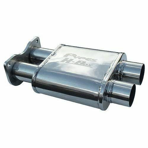 Pypes Exhaust 05-06 GTO 2.5 Stainless Steel H-Box Muffler Replaces Center Resonator - MVH10-PYP