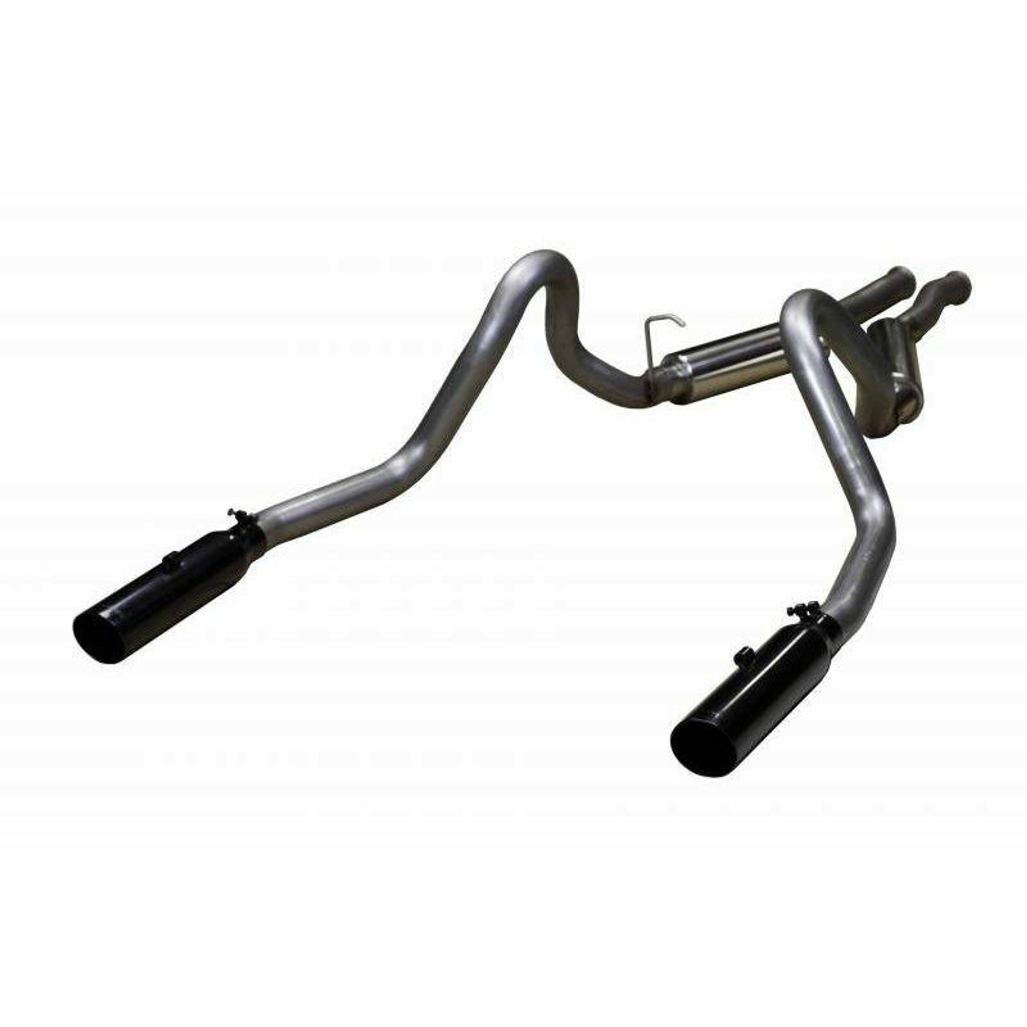 Pypes Exhaust 79-04 Mustang Cat Back Exhaust System w/M80 Muffler and Black Tips - SFM29VB-PYP
