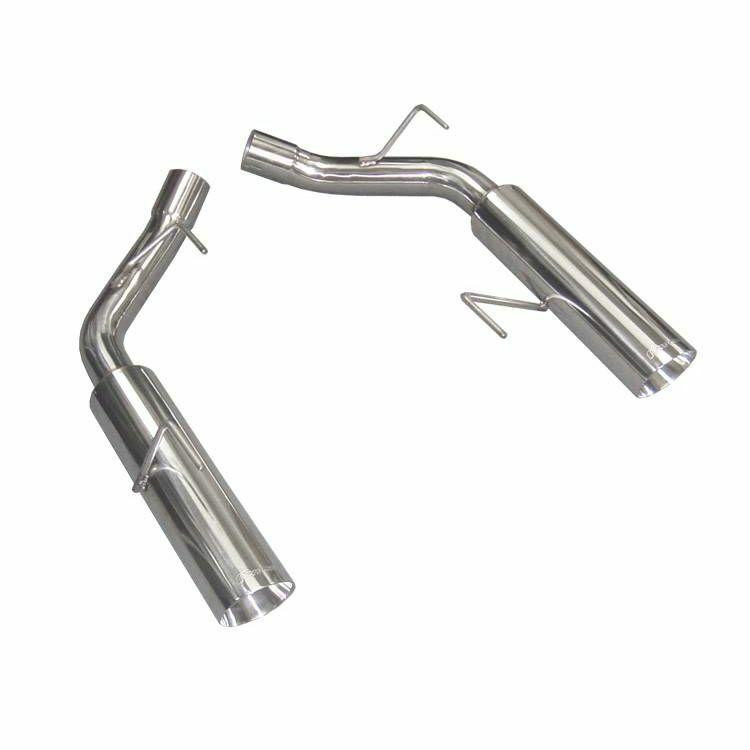 Pypes Exhaust 2005-2010 Mustang Pype Bomb 4.0 In Axle Back Dual Split Rear Exhaust System Kit - SFM60MS-PYP