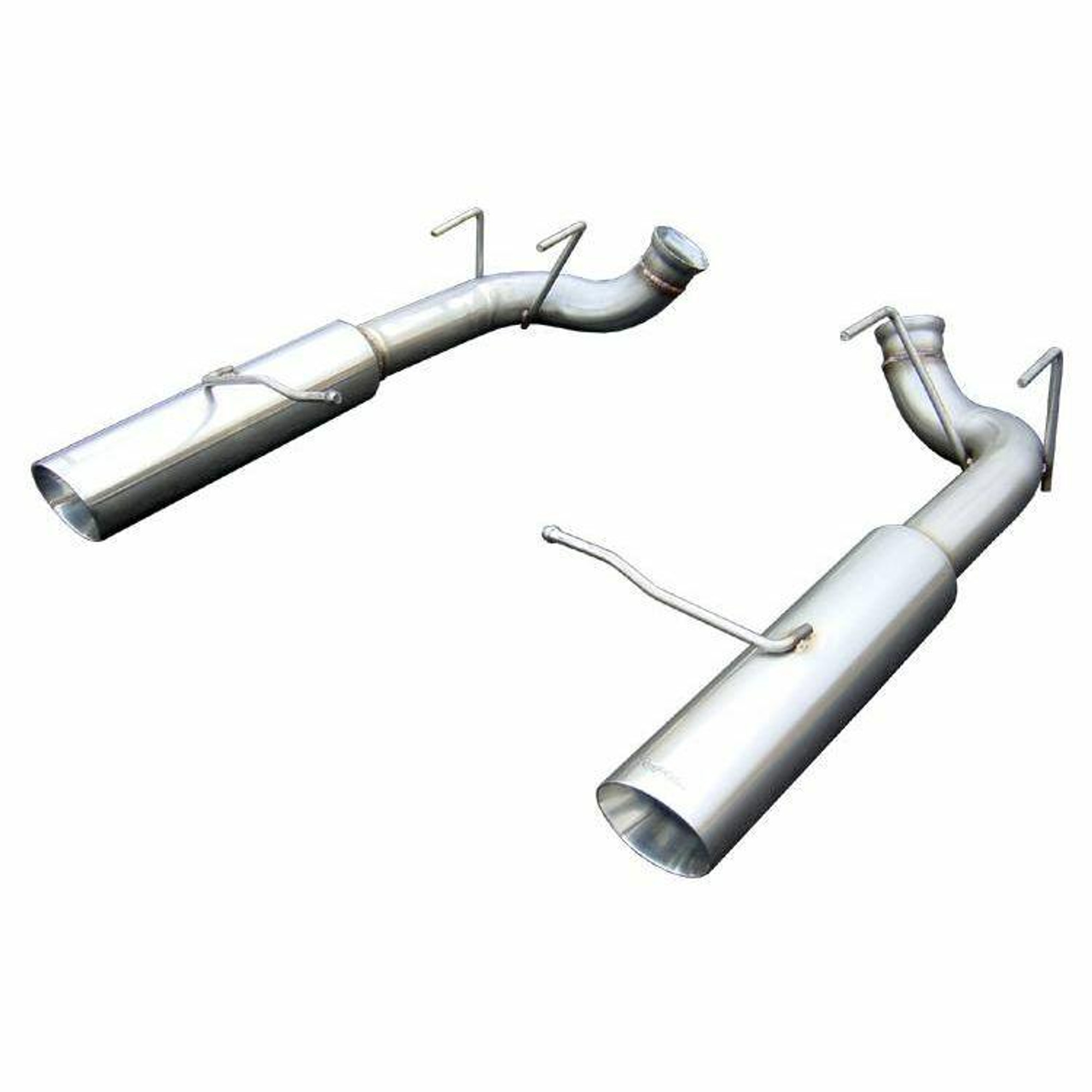 Pypes Exhaust 2011-2014 Mustang Pype Bomb 4.0 In Axle Back Dual Split Rear Exhaust System Kit - SFM79MS-PYP