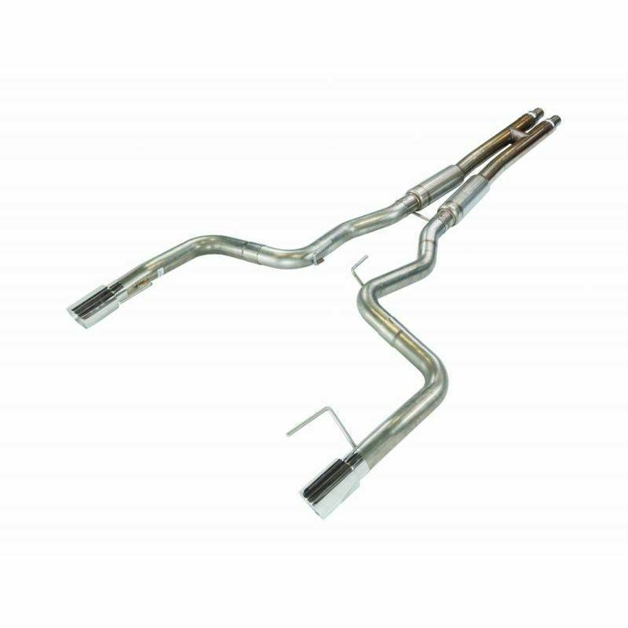 Pypes Exhaust 15-17 Mustang GT Mid Muffler Cat Back Exhaust System w/H-Pipe and Polished Tips - SFM86MH-PYP