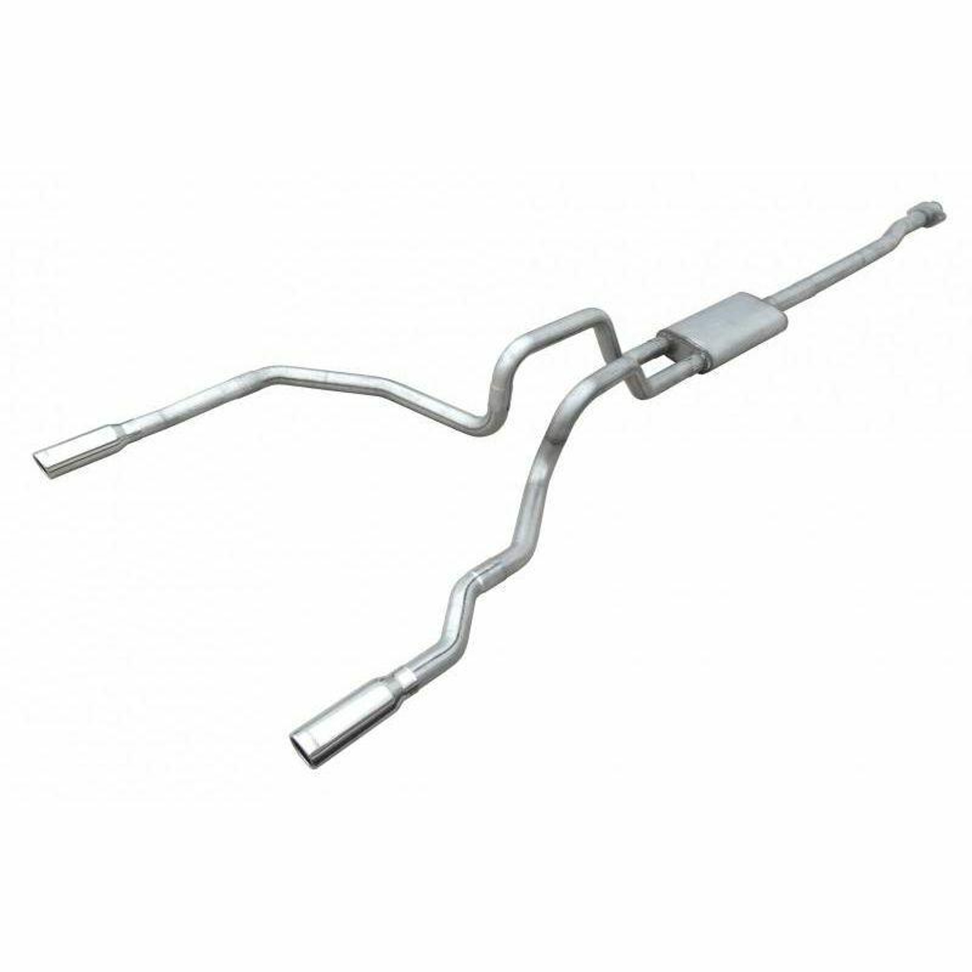Pypes Exhaust 09-14 F150 5.0L Cat Back Exhaust System w/Violator Muffler and Polished Tips - SFT25V-PYP