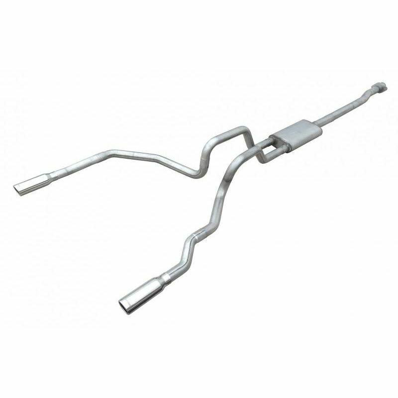 Pypes Exhaust 09-14 F150 Cat Back Exhaust System w/Violator Muffler and Black Tips - SFT25VB-PYP