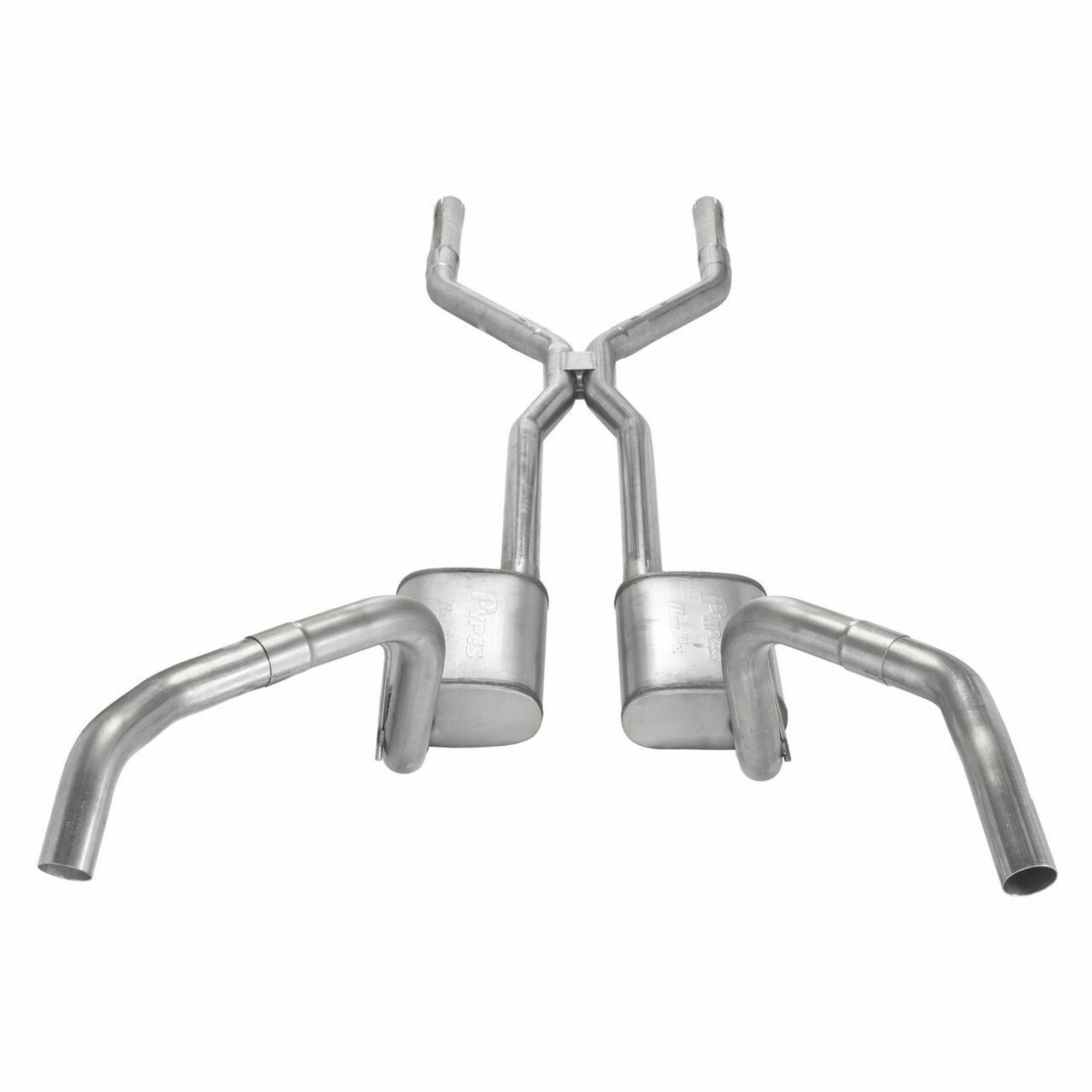 Pypes Exhaust 67-69 Camaro and Firebird Crossmember Back Exhaust System w/H-Pipe w/o Mufflers - SGF44-PYP