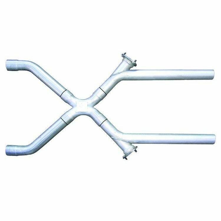 Pypes Exhaust Universal 3 Collector Flange to 2.5 X-Chagne X-Pipe Kit - XVX10-PYP