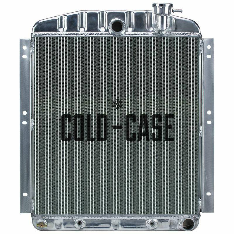 Cold Case Radiators 48-54 GMC Truck Aluminum Radiator Polished OE Style Tanks 22.6x26.2x3 - CR-GMT559A