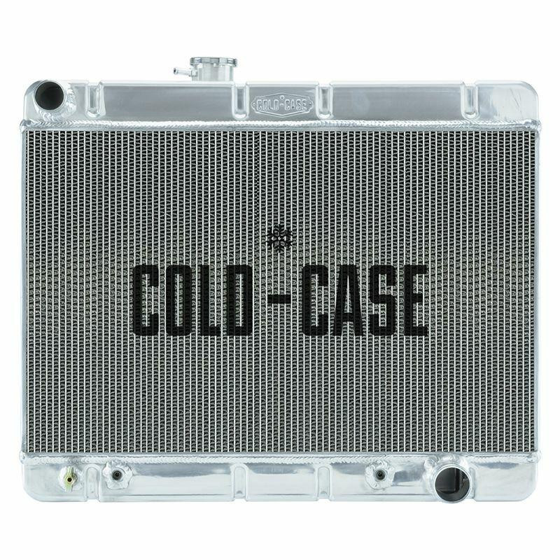 Cold Case Radiators 64-67 GTO w/o AC HO/SD AT 15.5 Aluminum Performance Radiator 20X25.2X3 - CR-GPG34AS