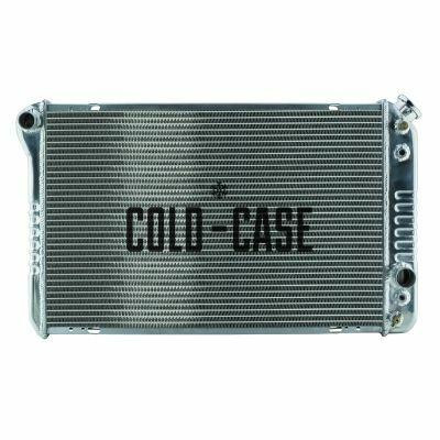 Cold Case Radiators 82-92 Camaro/Firebird Aluminum Performance Radiator Polished OE Style Tanks - CR-LMP590A