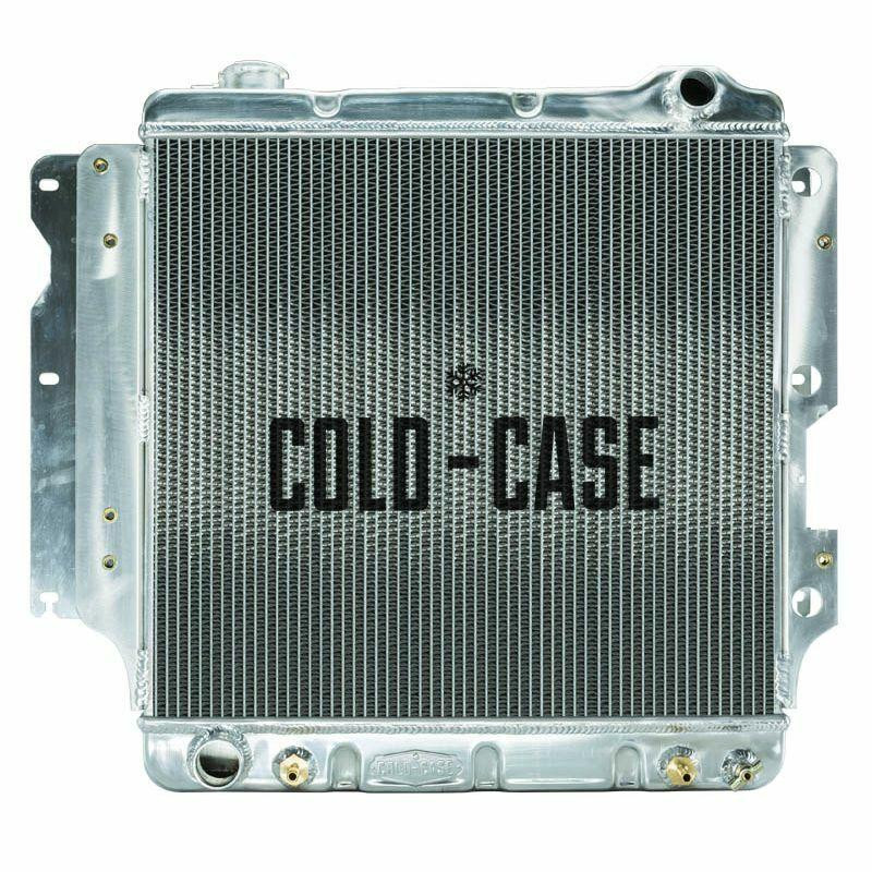 Cold Case Radiators 87-06 Wrangler Aluminum Performance Radiator Polished OE Style Tanks - CR-MOJ991A