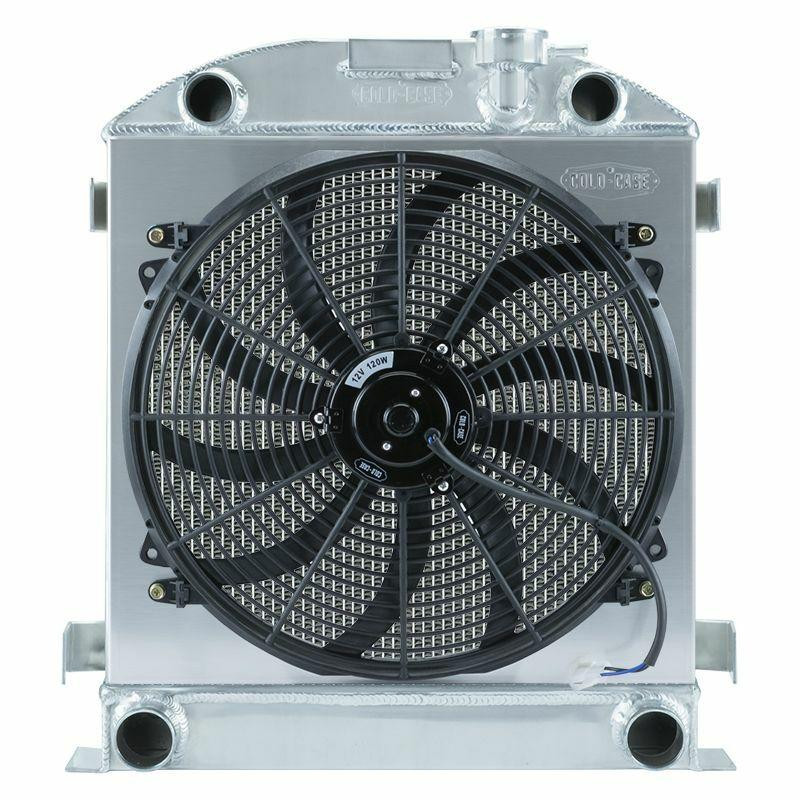 Cold Case Radiators 32 Lowboy w/Flathead Engine Aluminum Performance Radiator and 16 Fan Kit - CR-STF907AK