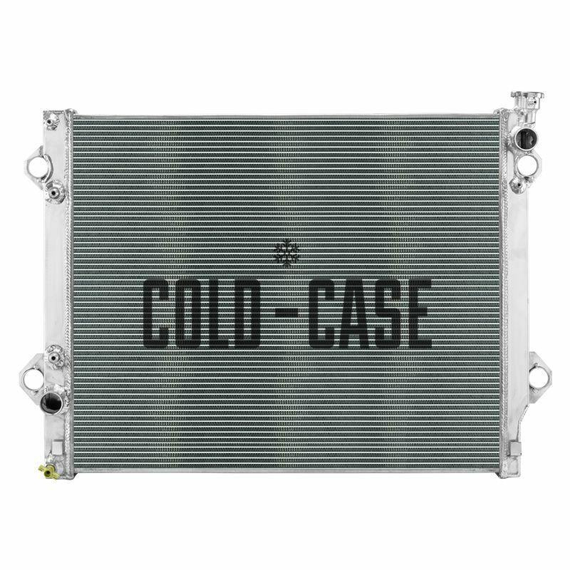 Cold Case Radiators 05-15 Tacoma Dual Core Aluminum Performance Radiator Polished Tanks - CR-TAC200A
