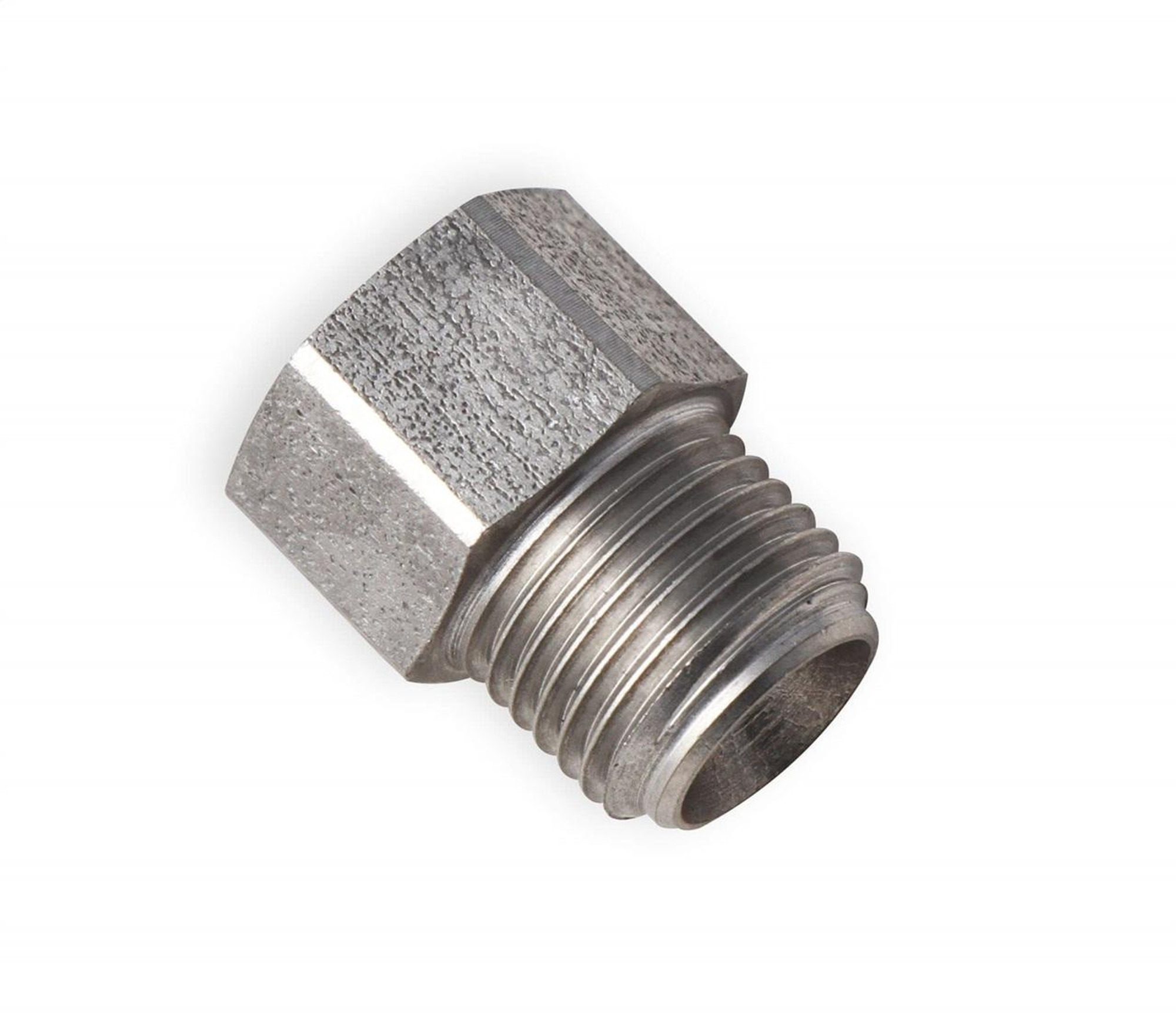 Earls Performance Hardline Adapter, 7/16 Male to 3/8 Flare Female for 1/4 Tubing, Stainless - 00114ERL