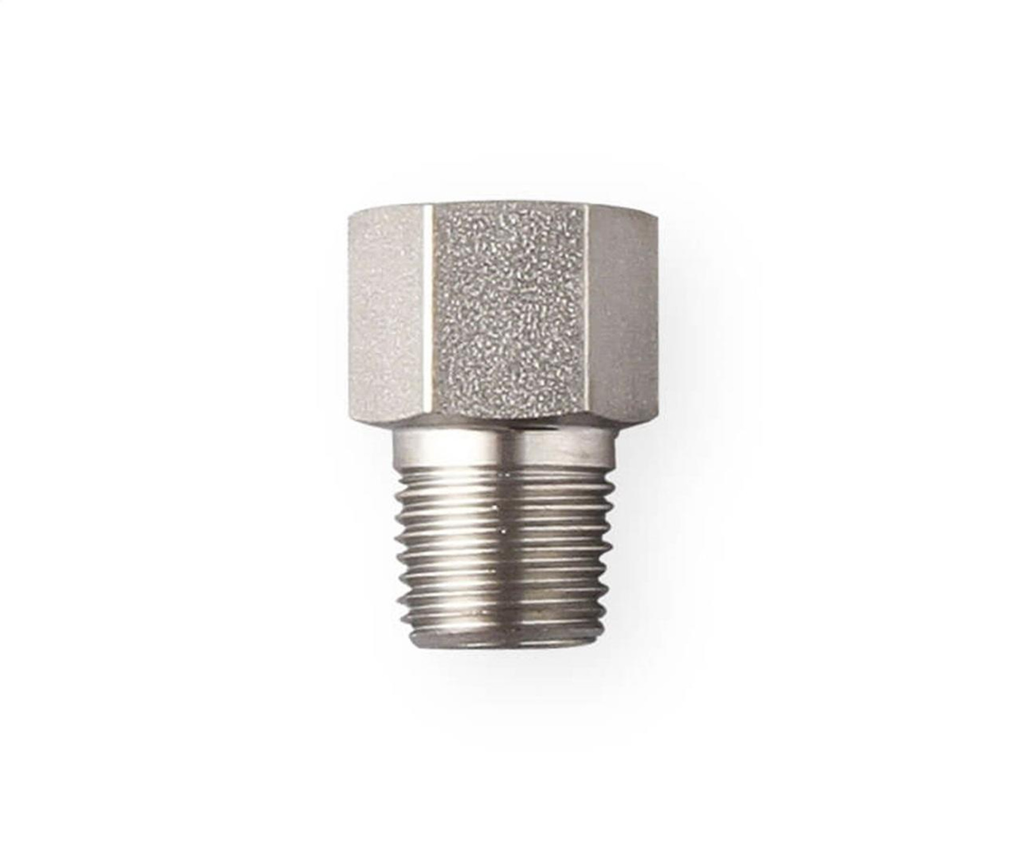 Earls Performance Hardline Adapter 1/8 NPT Male To 10mm x 1.0 Concave Flare Female Stainless Each - 02112ERL