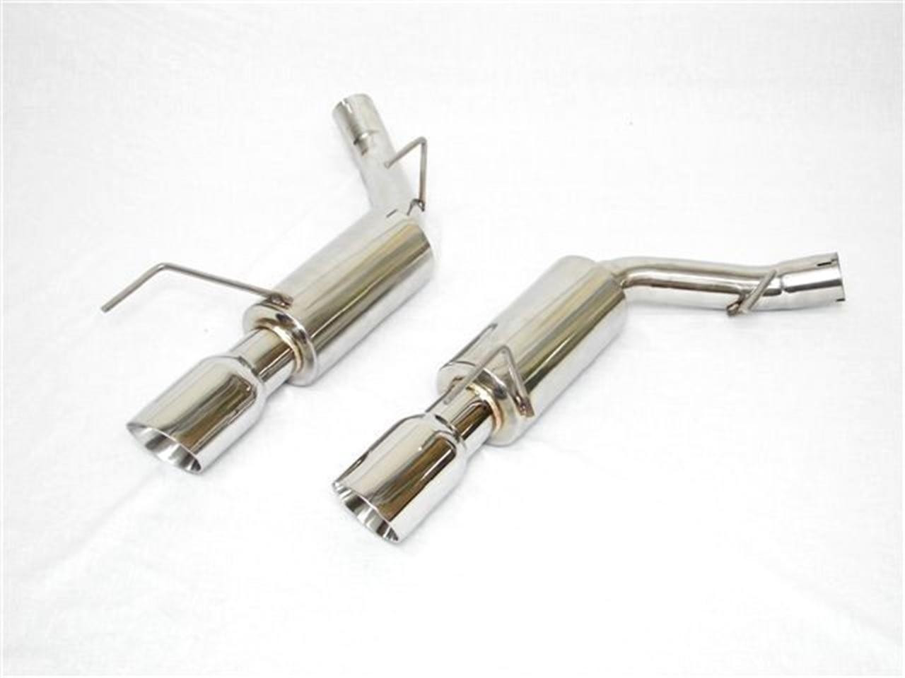 Flowtech 05-10 Mustang GT/GT500, 2.5 Axle-Back Exhaust System, Natural Finish - 12136FLT