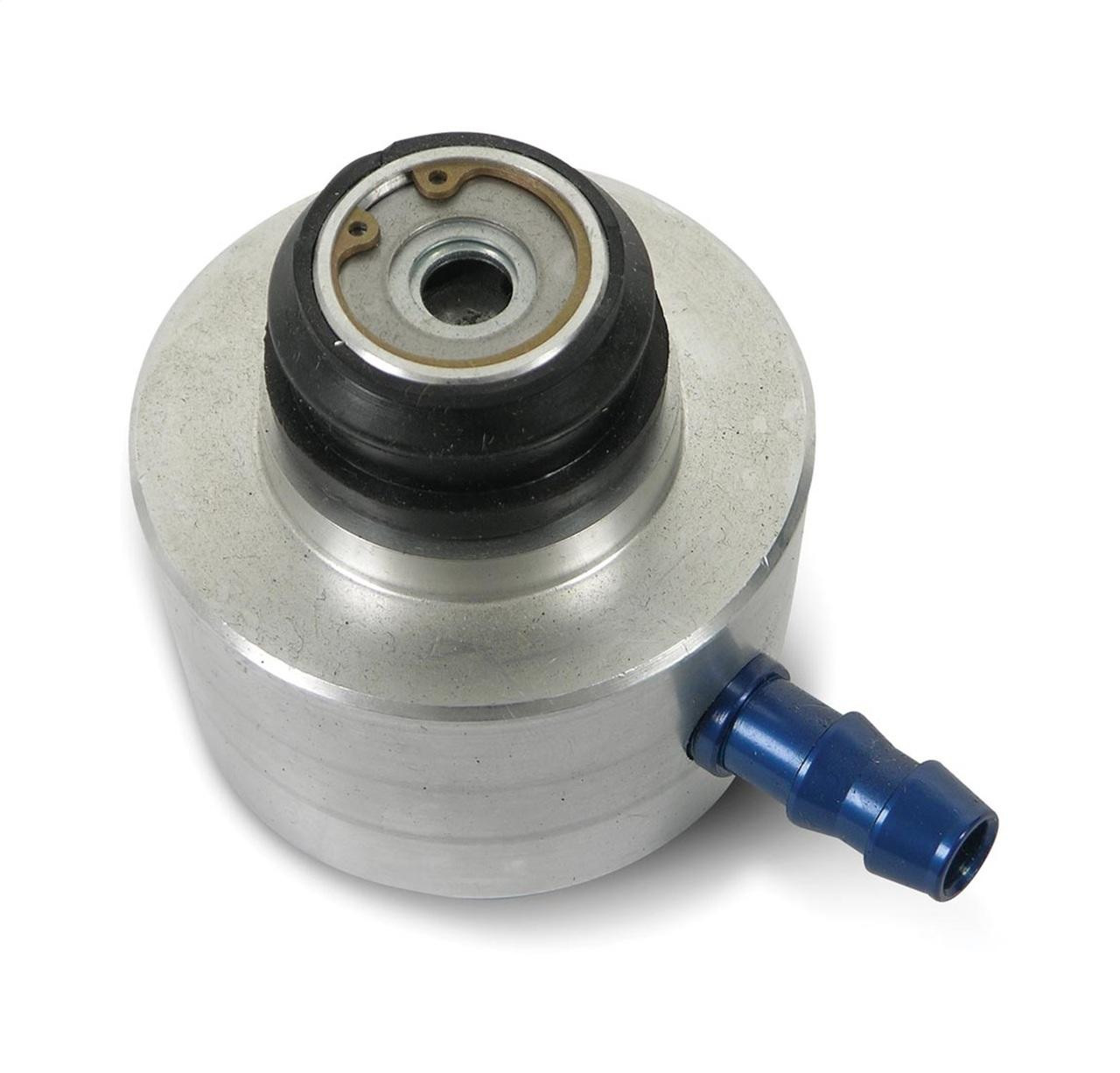 Earls Performance PCV Breather Slip On, Pack of 1 Mill Finish Bracket Bare Aluminum w/Blue Fitting - 3434114ERL