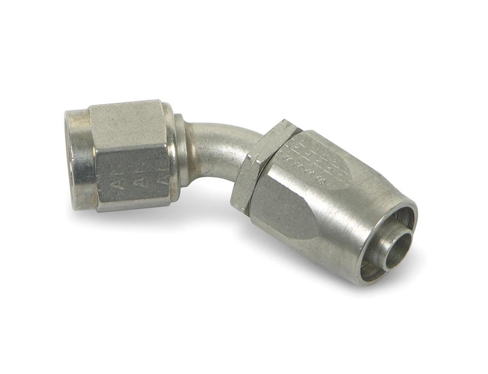 Earls Performance Auto-Fit Hose End, 45 Degree, AN -20, Stainless Steel - 494620ERL