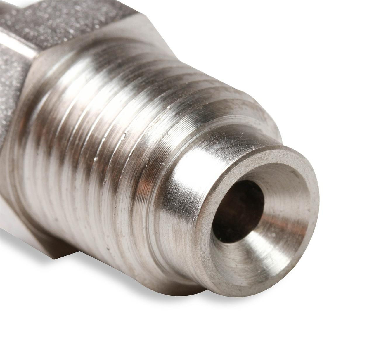 Earls Performance Brake Adapter, -4AN To 1/2- 20 Inverted Flare Male, 2 Per Pack, Nickel Plating - 562047ERL