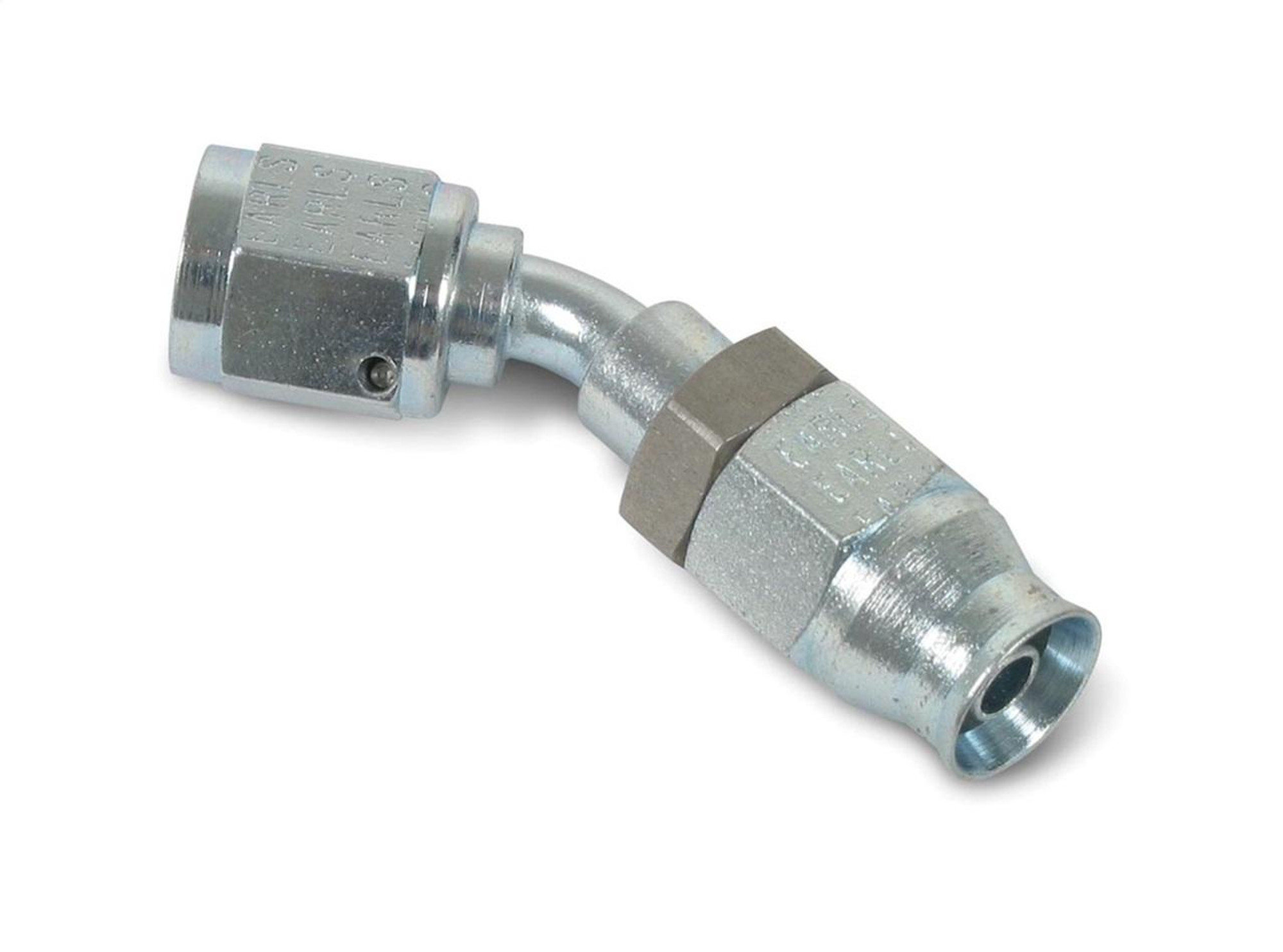 Earls Performance Speed-Seal Hose End, Size -6, Nut Size 6, Steel Adjustable Tube 45 - 604706ERL