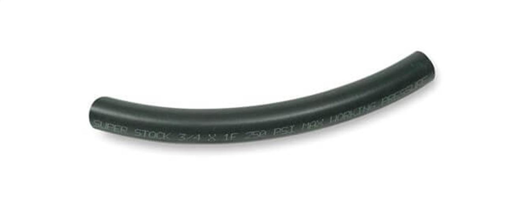 Earls Performance Super Stock Hose, Black, Size 8, 10 Ft Long, Black Rubber - 781008ERL