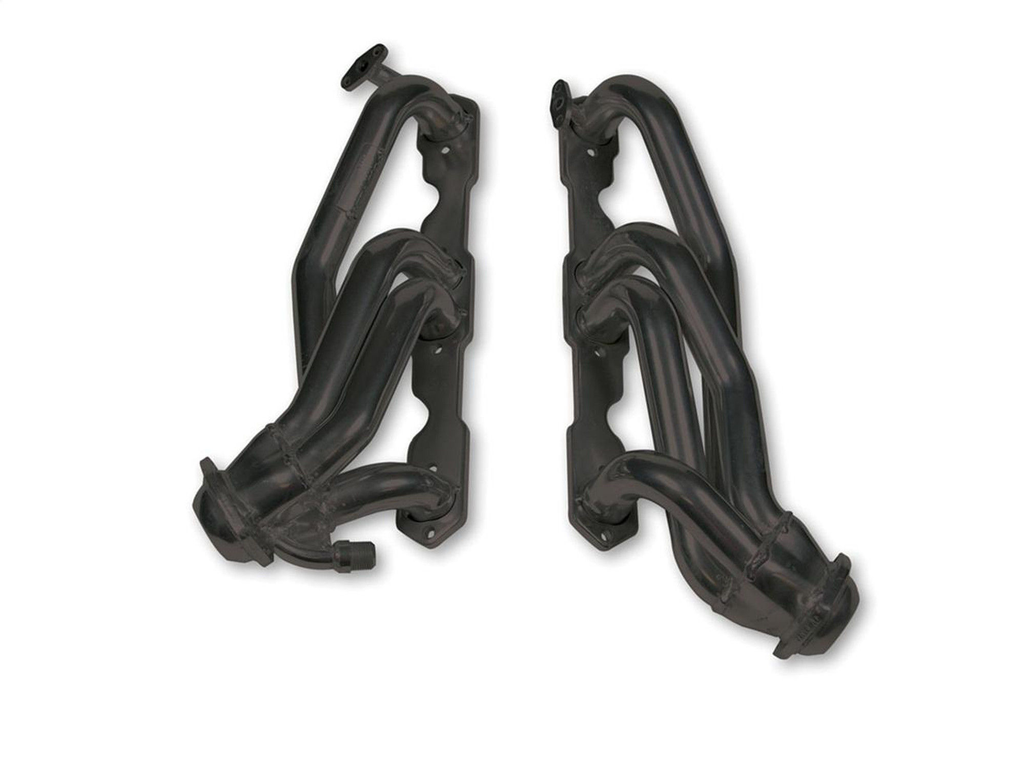 Flowtech 98-00 Tahoe/Suburban w/5.0L/5.7L, 1.5 Shorty Headers w/AIR, Painted Black - 91837FLT