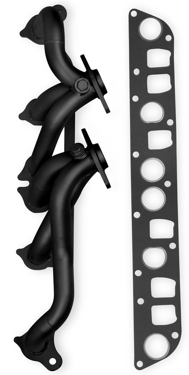 Flowtech 00-06 Wrangler TJ w/4.0L L6, Shorty Header, Painted Black - 92003FLT