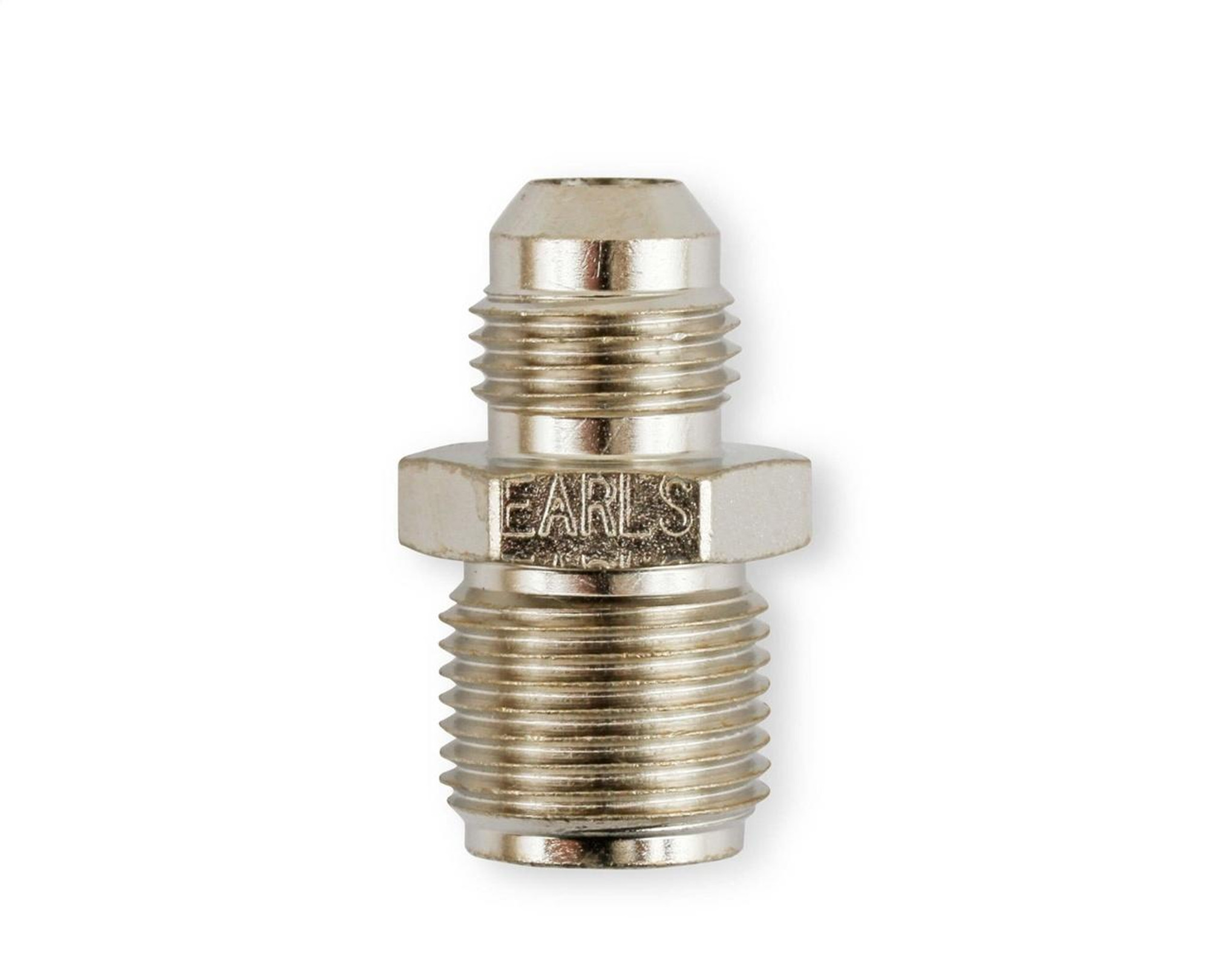 Earls Performance Inverted Flare To AN Adapter Fitting, 11/16-18 Inverted Flare Male w/LongThread - 961950LERL