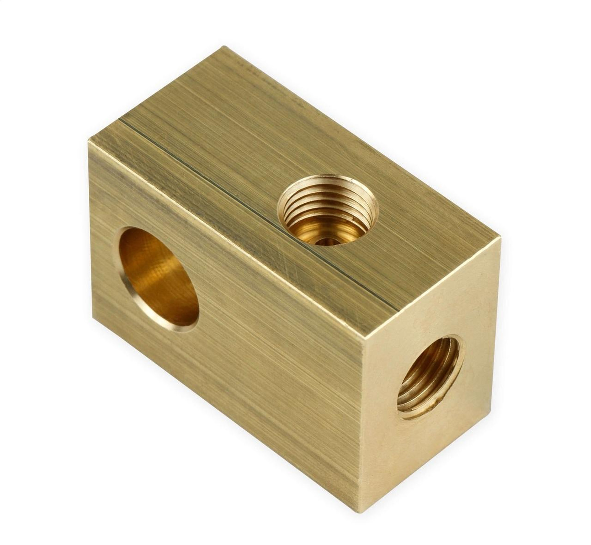 Earls Performance Brake Tee w/1/8 NPT Port, 3 3/8-24 Inverted Flare Female Ports, 1 pc - 972052BERL