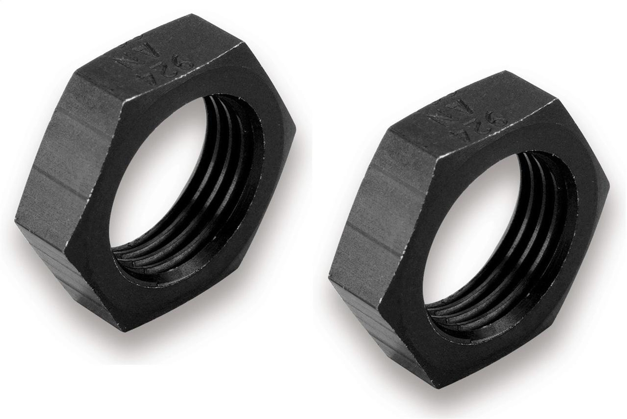 Earls Performance -3 AN Bulkhead Nut, Black Anodized Aluminum - AT592403ERL