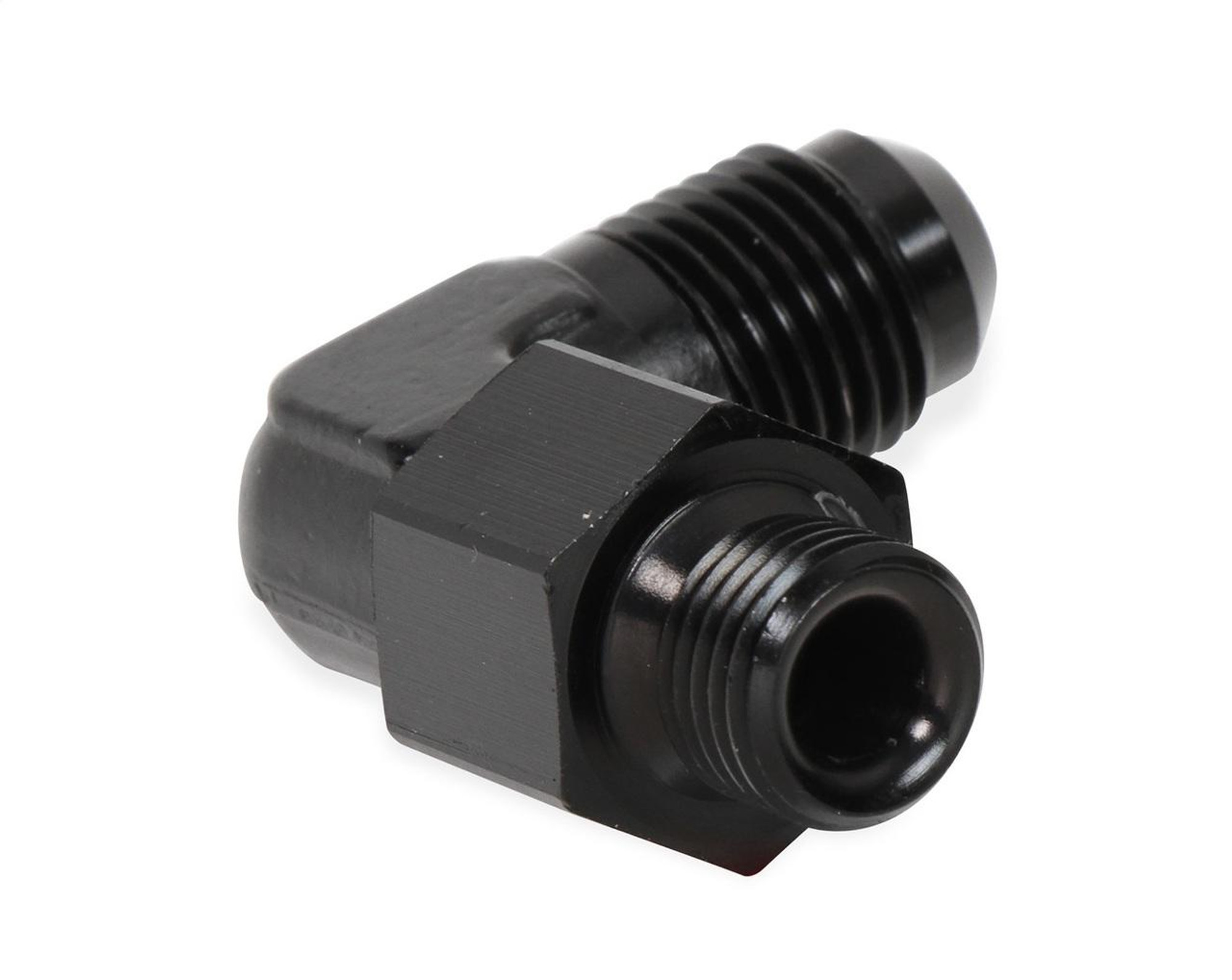 Earls Performance 90° -6 AN Male to 12mm x 1.25 Swivel, Black Anodized Aluminum - AT949091ERL