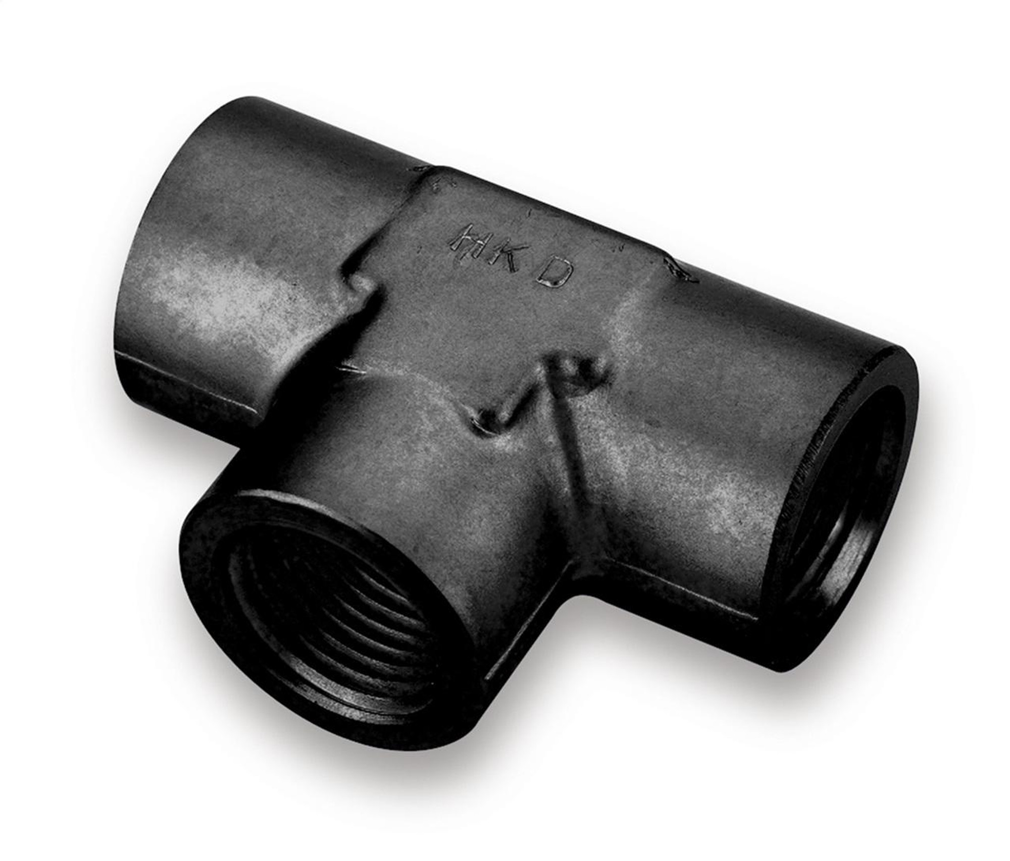 Earls Performance 1/8 NPT Female Tee, Black Anodized Aluminum - AT991701ERL