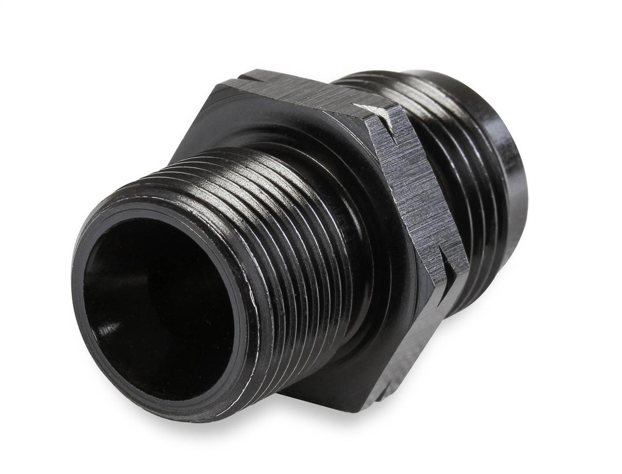 Earls Performance Straight Male AN -8 to 12mm x 1.5, Black Anodized Aluminum, w/Crush Washer - AT9919EFGERL