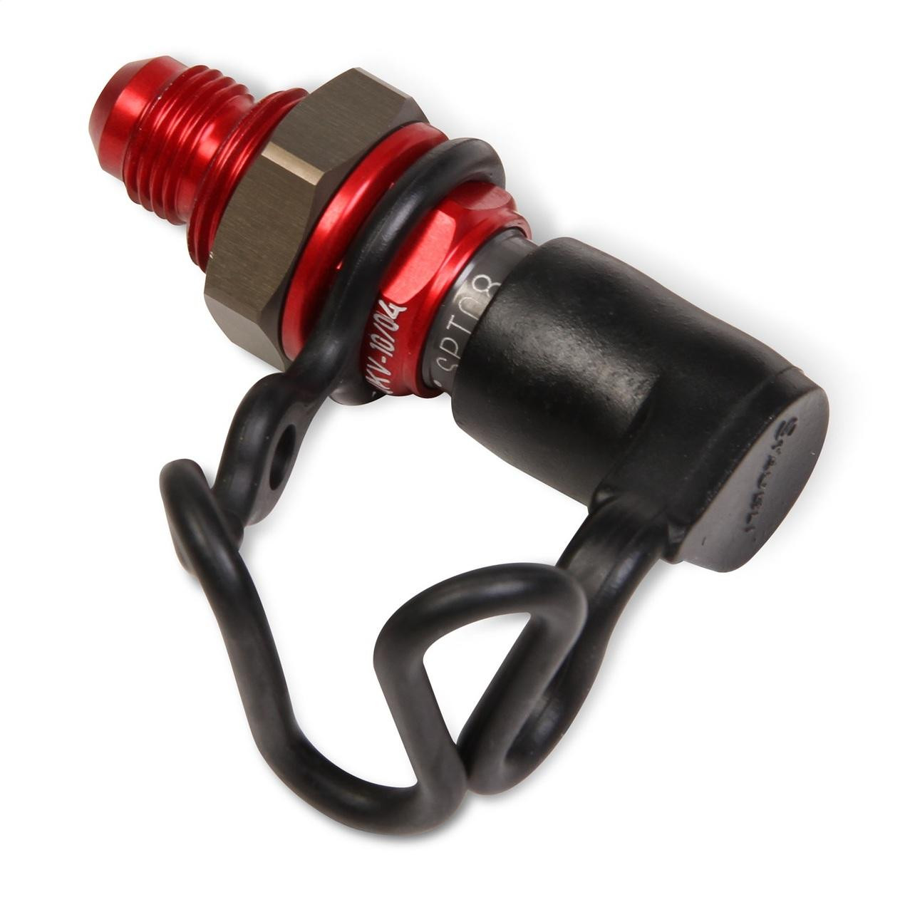 Earls Performance SPT Ball Locking Dry Break, -8 AN Male Plug, Panel Mount w/3/4-16 JIC End - JKV282208ERL