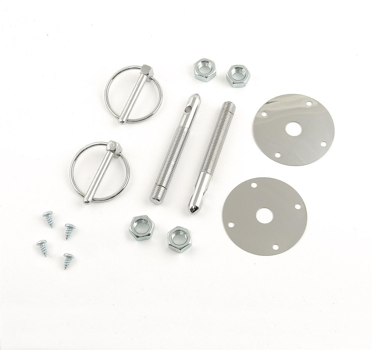 Mr Gasket Hood and Deck Pinning Kits w/Screw-ON Scuff Plates - MRG-1017