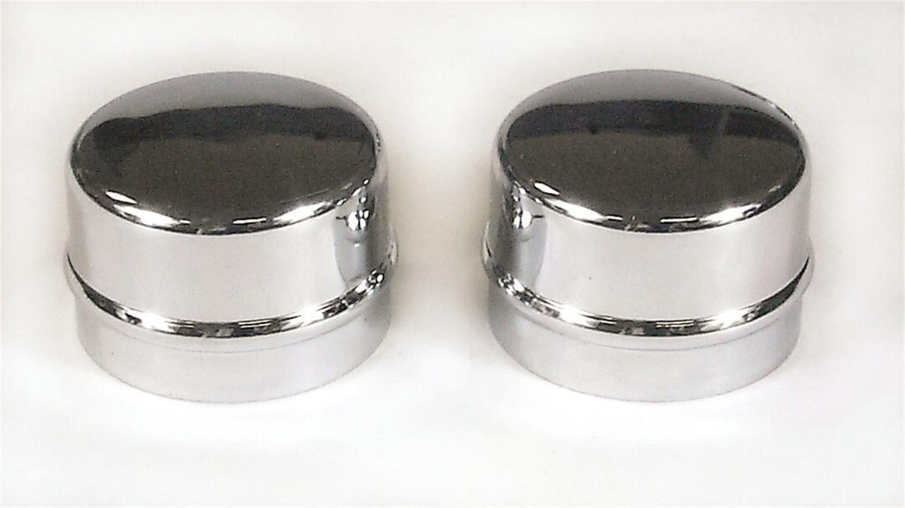 Mr Gasket Chrome Dust Caps w/1.790 Diameter, Set of 2 - MRG-2485