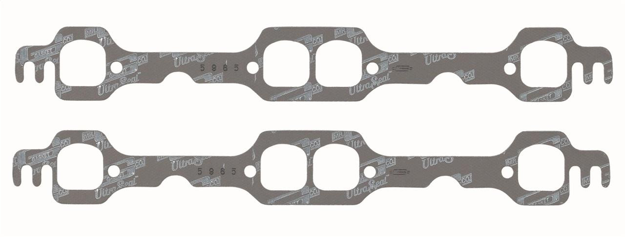 Mr Gasket 92-97 Chevy w/LT1 350 and D-Shaped Port, Ultra-Seal Header Gaskets, 1.52 x 1.51 - MRG-5965