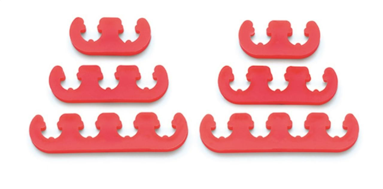 Mr Gasket Red Plastic Wire Seperator Kit, 7/8MM - MRG-9727
