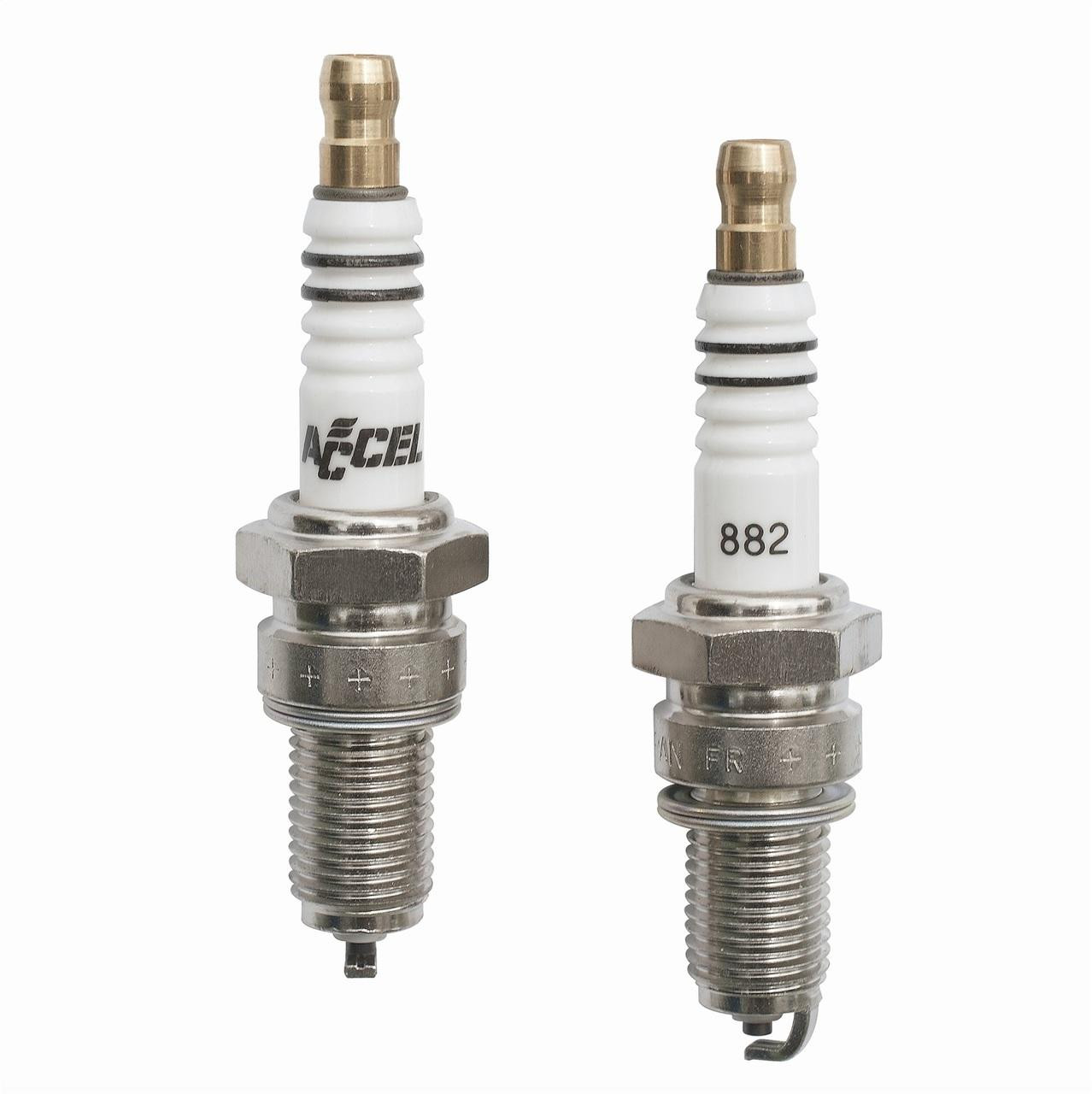 Accel U-Groove spark Plugs w/Twin Cam and .040 Gap, Set of 2 - ACL-2418