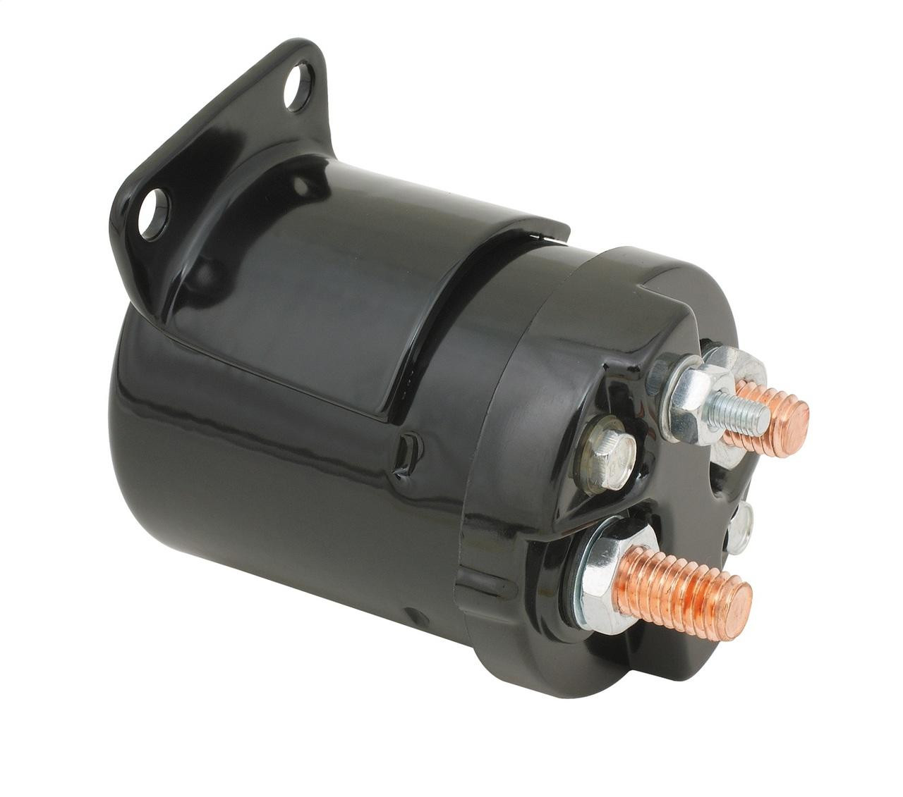 Accel Single Black Starter Solenoid for 4/5 Speed Applications - ACL-40111B