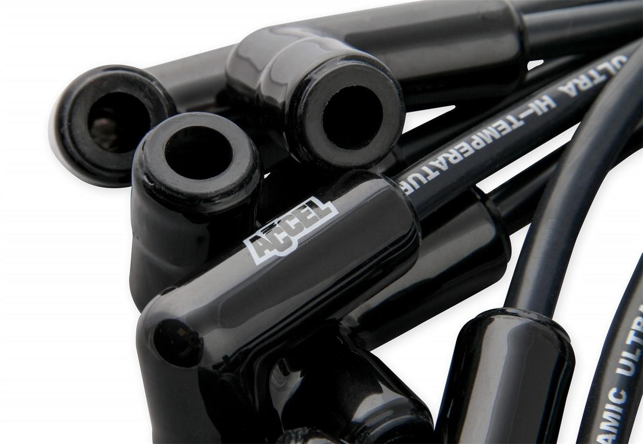 Accel 97-00 Chevy w/5.7L, Black Spark Plug Wire Set w/Extreme 9000 Boot - ACL-9042CK